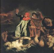 Eugene Delacroix Dante and Virgil in Hell (mk10) Germany oil painting artist